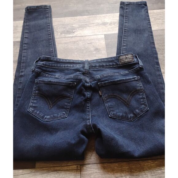 Levi's Women's Size 4, 535 Legging Blue Jeans - Picture 3 of 8
